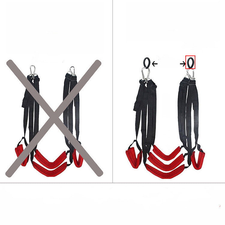 Mat ceiling sex swing