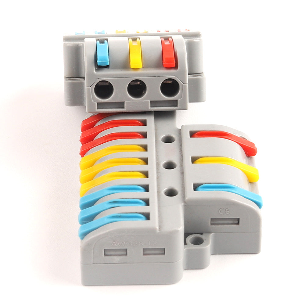 Multifunctional paralleling and branching wire connector