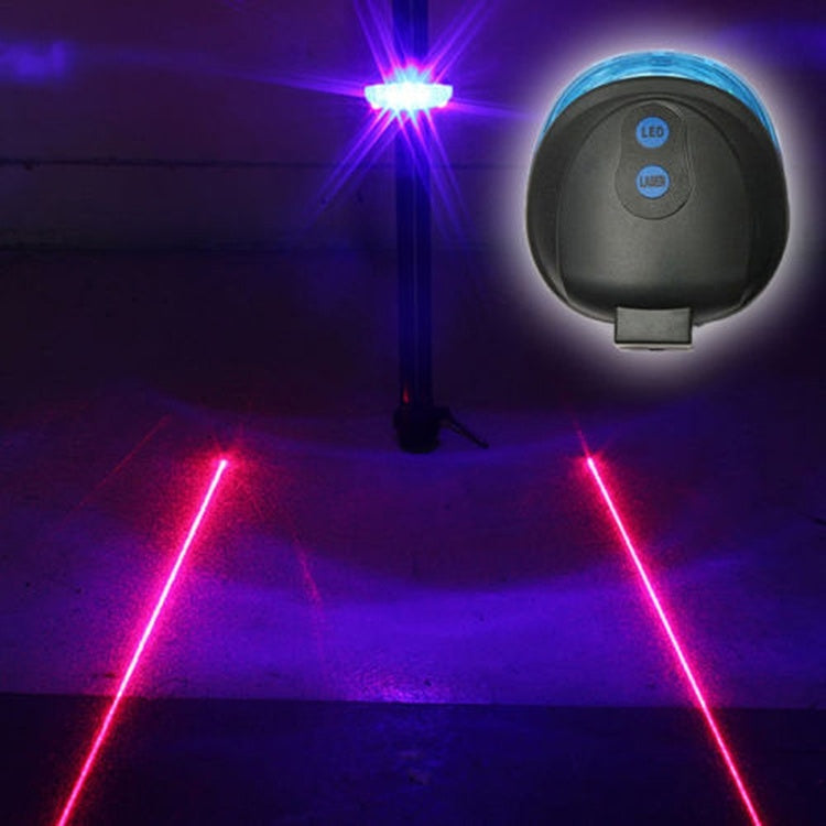 Bicycle Tail Light 5LED 2Laser