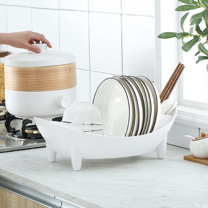 Household Kitchen Drain Bowl Rack Tableware Storage Box