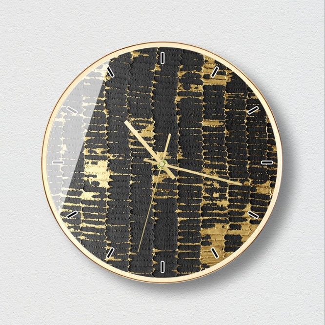 Horloge Design Br Gris Et Or