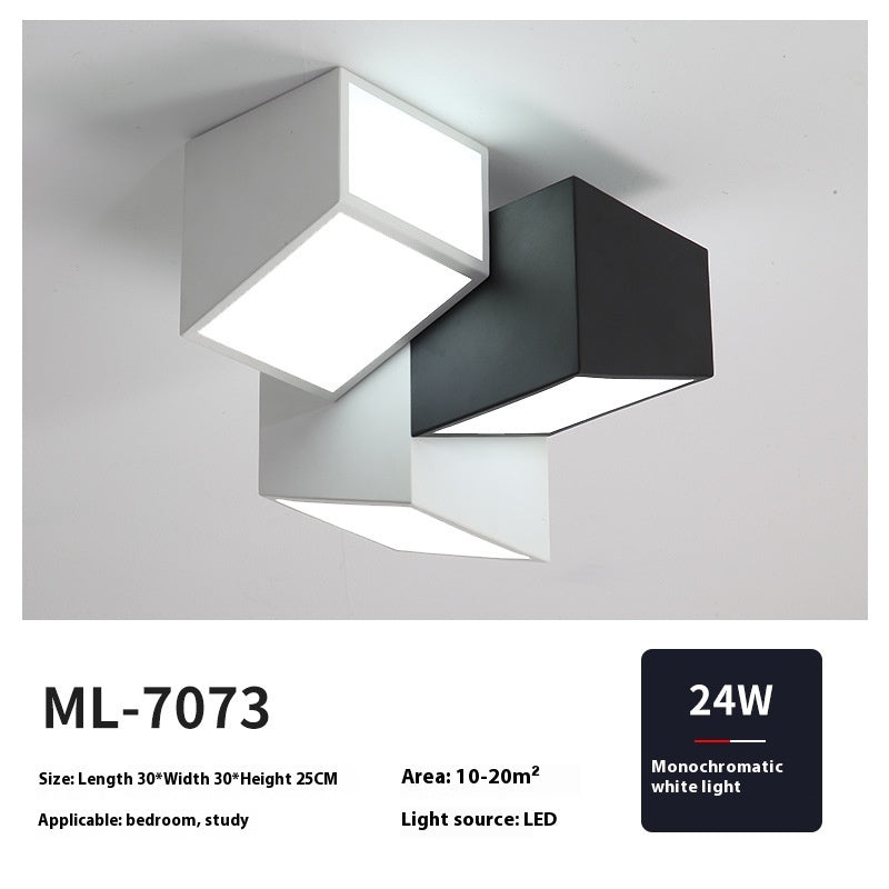 Bedroom Ceiling Lamp Minimalist Black And White Corridor Aisle Light