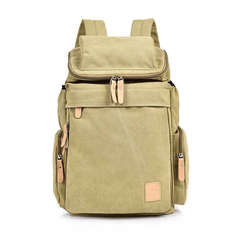 New Retro Men And Women Outdoor Canvas Bag Travel Backpack Bag Fashion Shoulder Bag Aliexpress