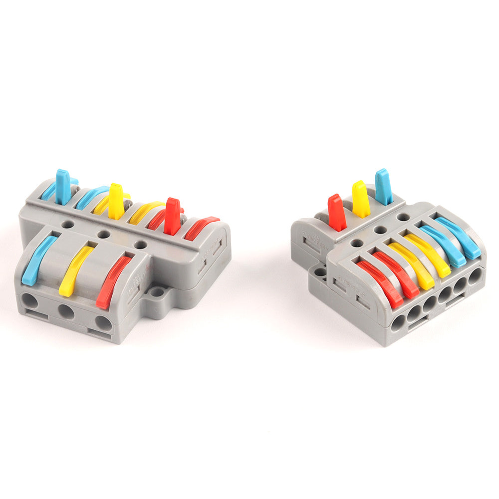 Multifunctional paralleling and branching wire connector