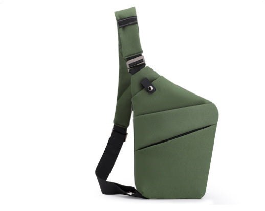 Canvas Chest Bags For Men And Women Across One Shoulder