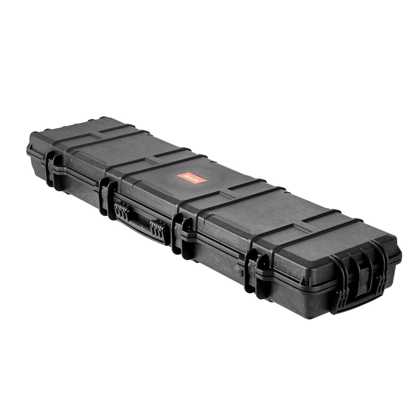 Tactical Range Case, Outdoor Tactical Hard Case With 3 Layers Fully-protective Foams, 50 Inch Lockable Hard Tactical Range Case With Wheels, IP67 Waterproof & Crushproof