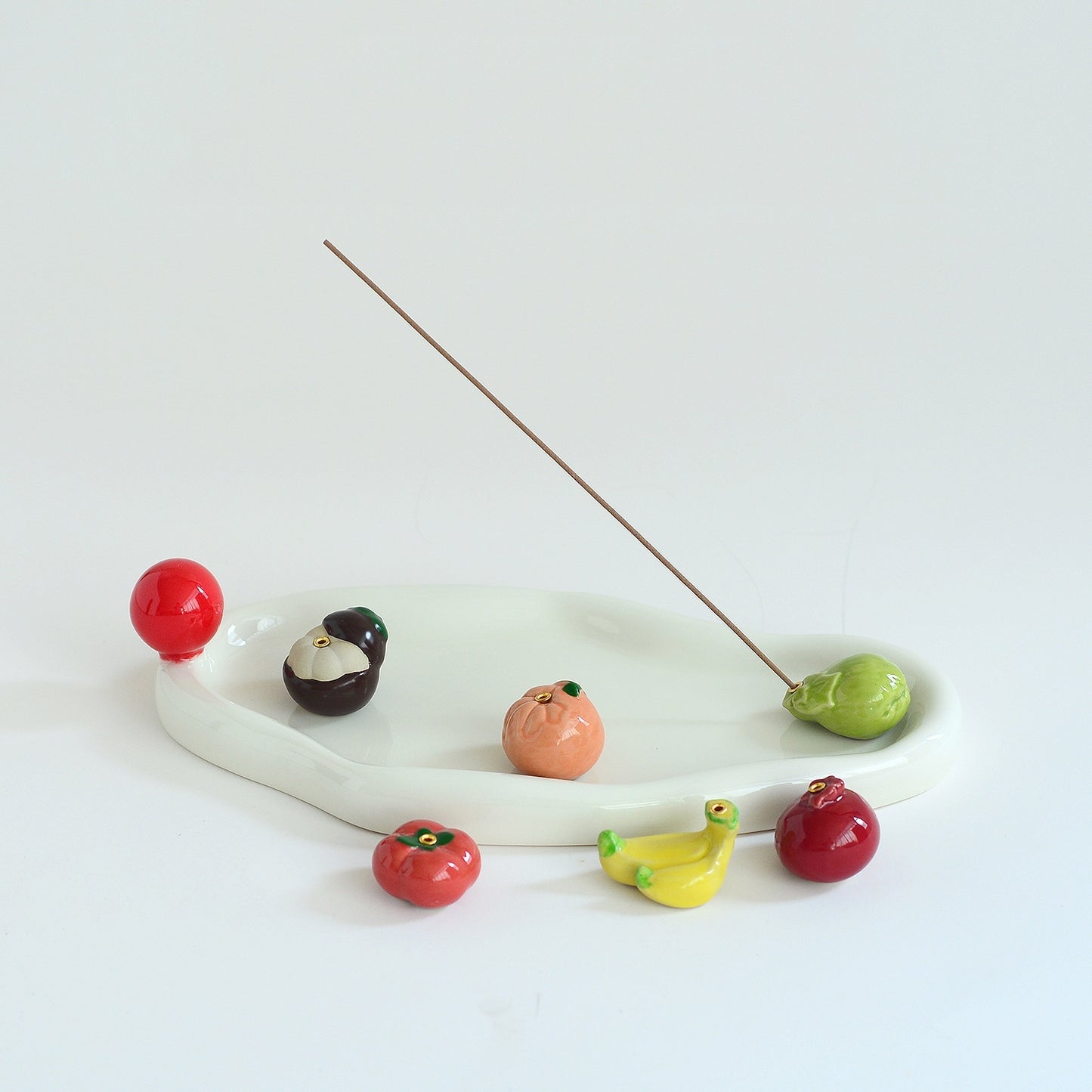Ceramic Clouds Line Incense Burner Incense Holder Fragrance