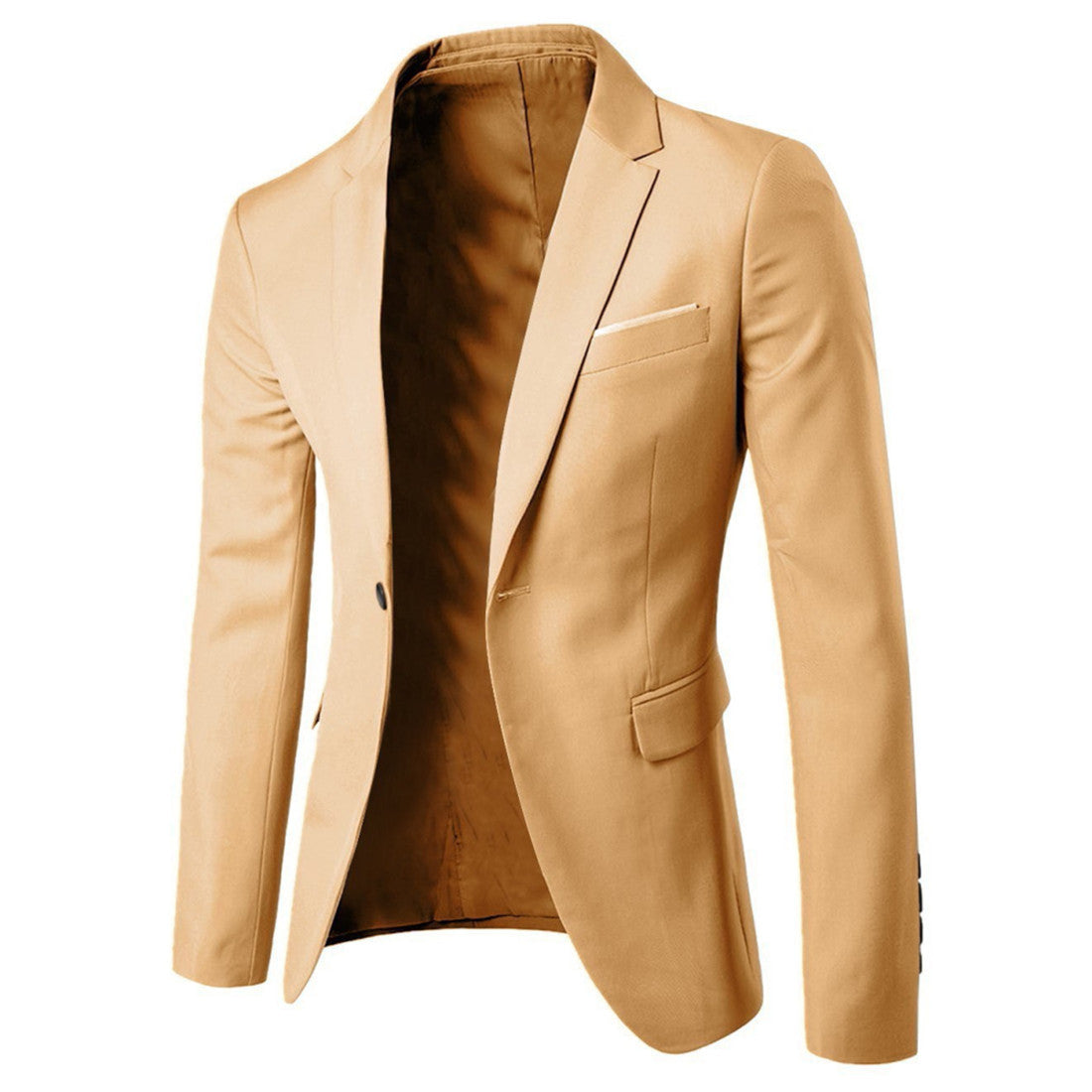 Autumn New Men's Casual Solid Color Suit Youth Fashion Slim-fitting Men's Clothing