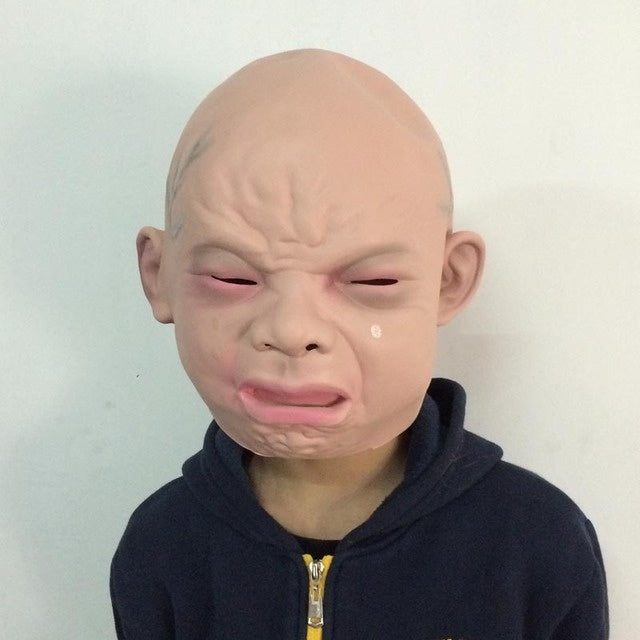 Environmental protection latex mask dance props