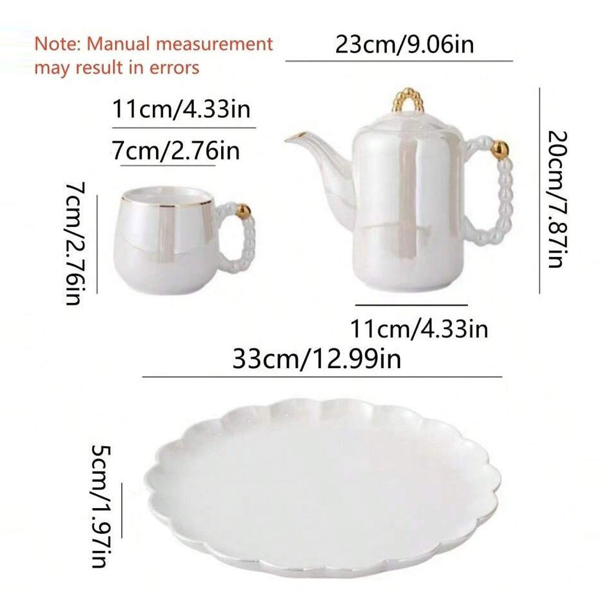 Light Luxury High-grade Ceramic Tools Suit