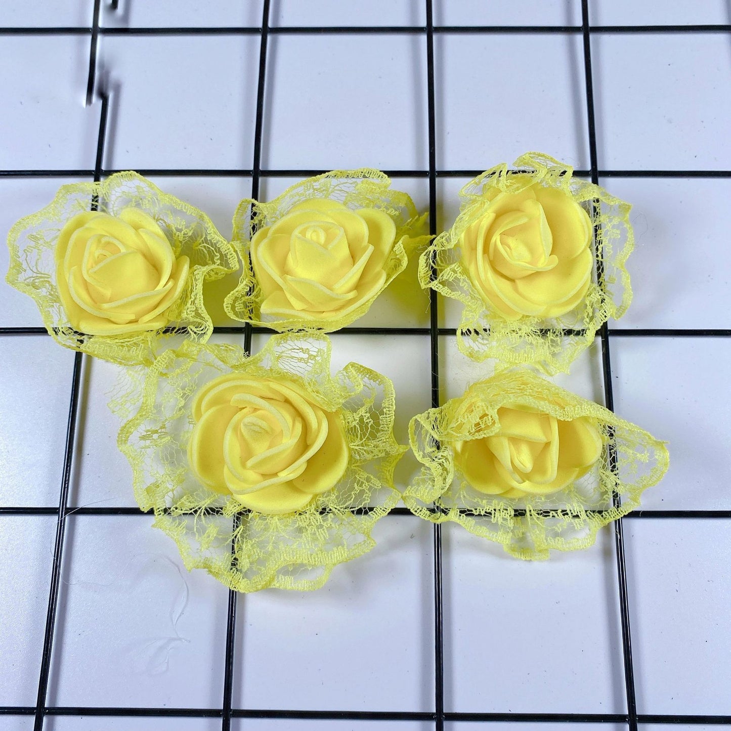 Lace rose head pe foam accessories