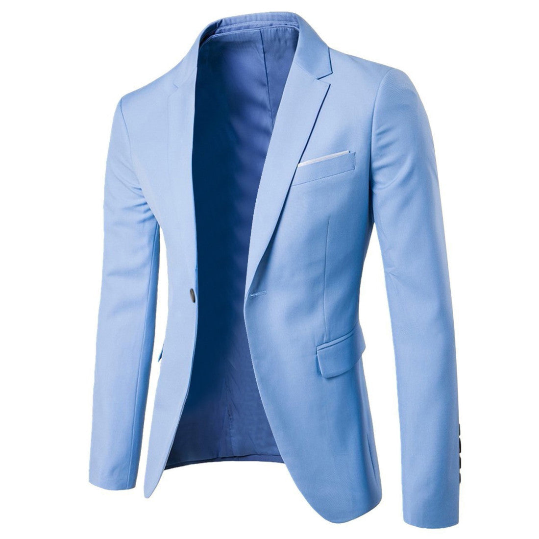 Autumn New Men's Casual Solid Color Suit Youth Fashion Slim-fitting Men's Clothing