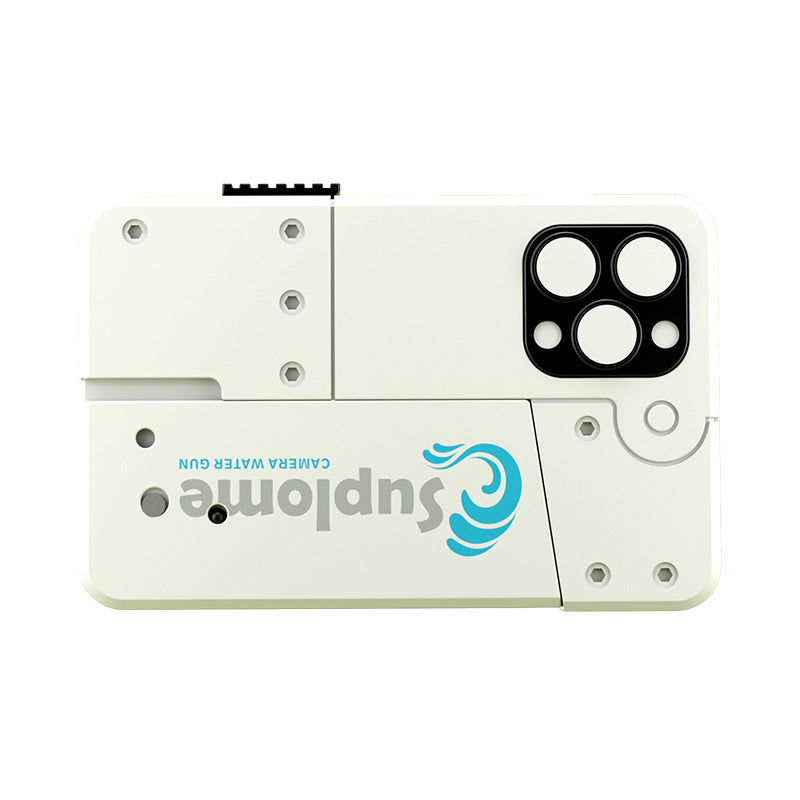 Folding Mobile Phone Water Gun Continuous Hair Double Head Jet