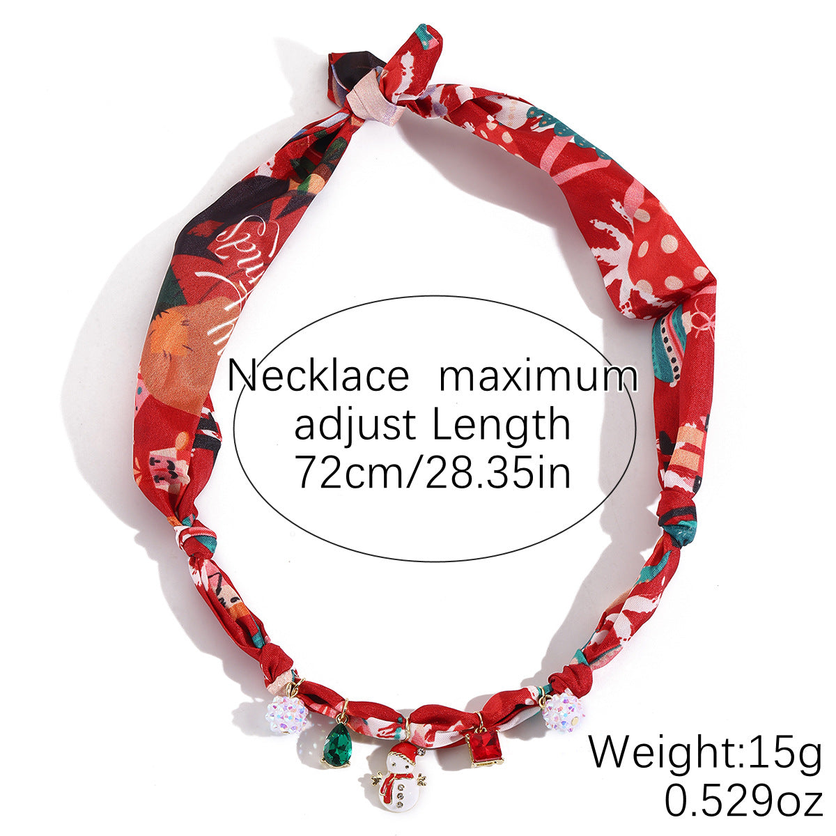 Summer Scarf Necklace Multi-pendant Pearl All-match Light Luxury Silk Scarf Necklace