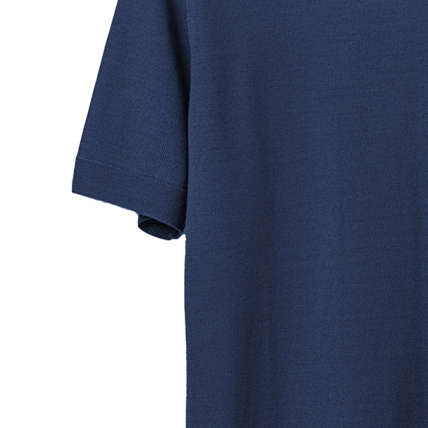 Men's Short Sleeved Polo Shirt Pure Extrafine Merino Wool-2