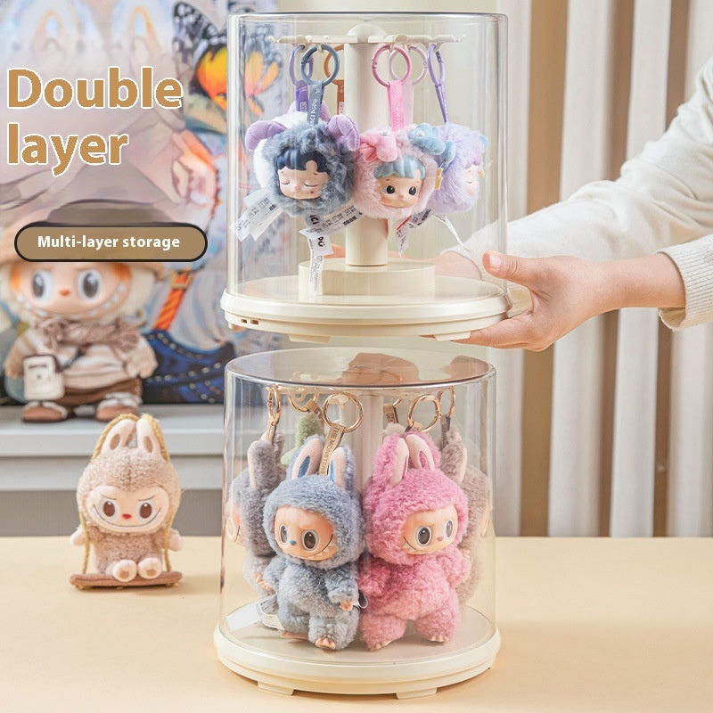 Pendant Display Box Rotating Transparent