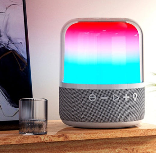 New Color Glass Bluetooth Speaker Sound Led Colorful Light Subwoofer Super Mini Bluetooth Speaker