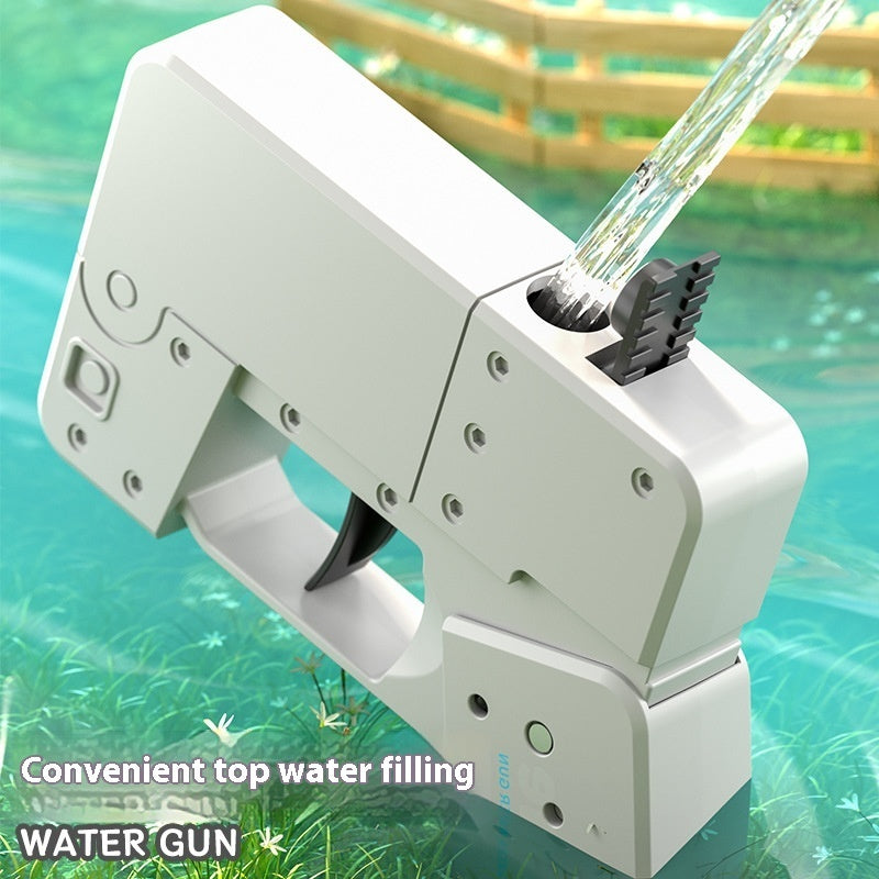 Folding Mobile Phone Water Gun Continuous Hair Double Head Jet