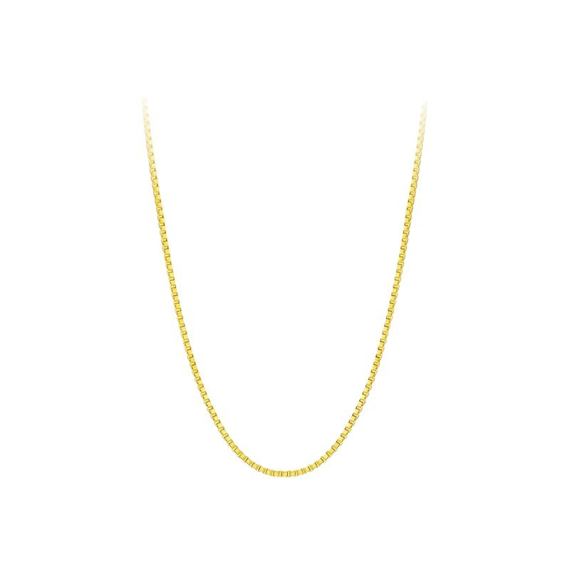 Box Chain Single Chain Short Chic High-end Luxury Men And Women Necklace