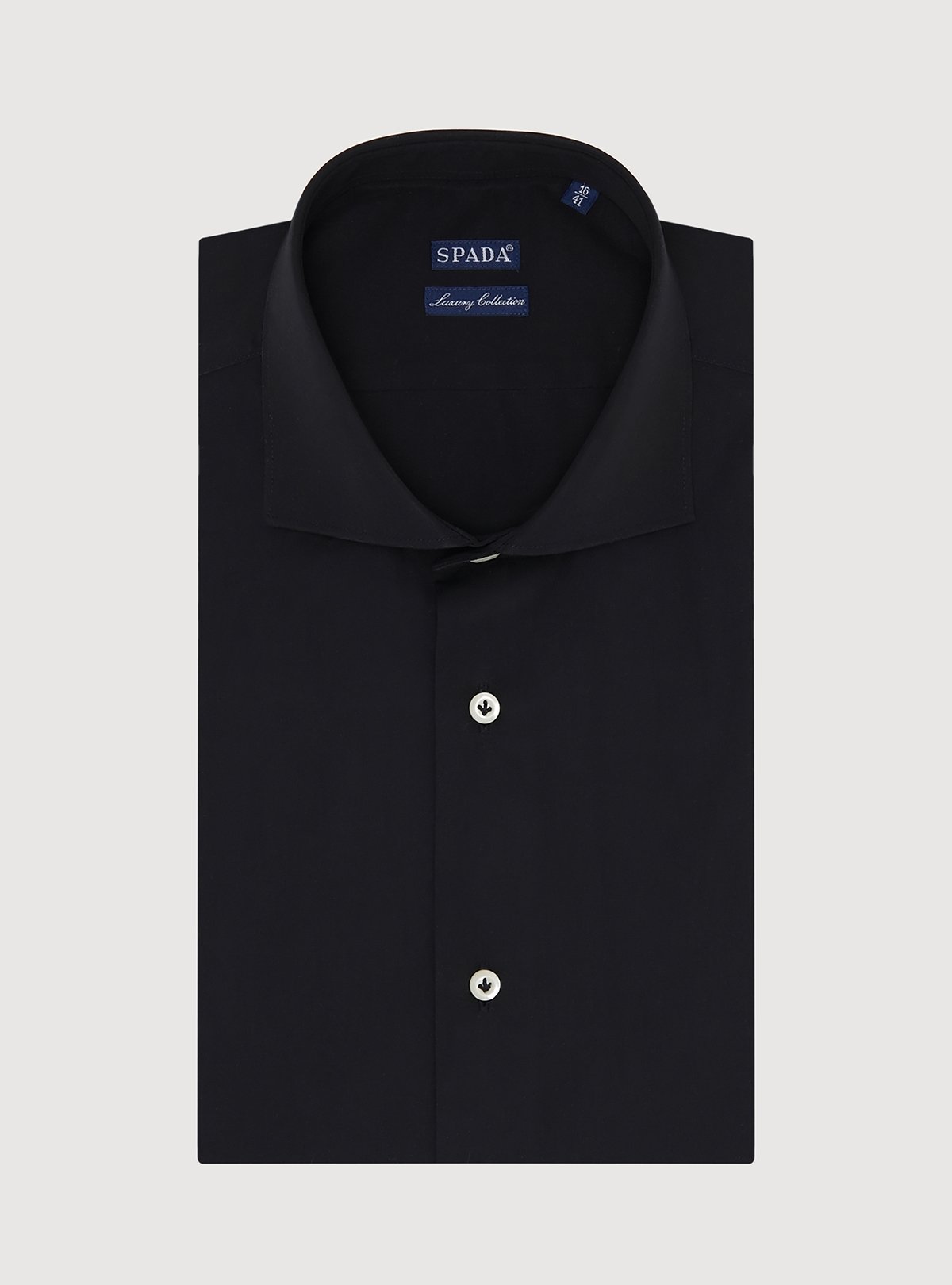 Camicia in cotone tinta unita
