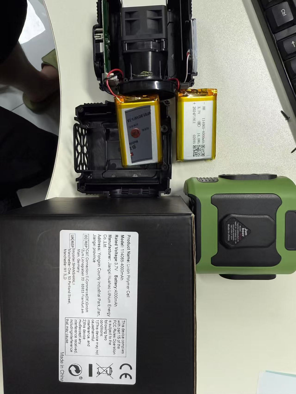 16, 000 Rpm 10000mAh Portable Waist Fan, Clamp On Wearable Belt Personal Fan, Rechargeable Battery Powered, With 5 Speed Levels And Flashlight, Suitable For Outdoor Camping And Travel Army Green