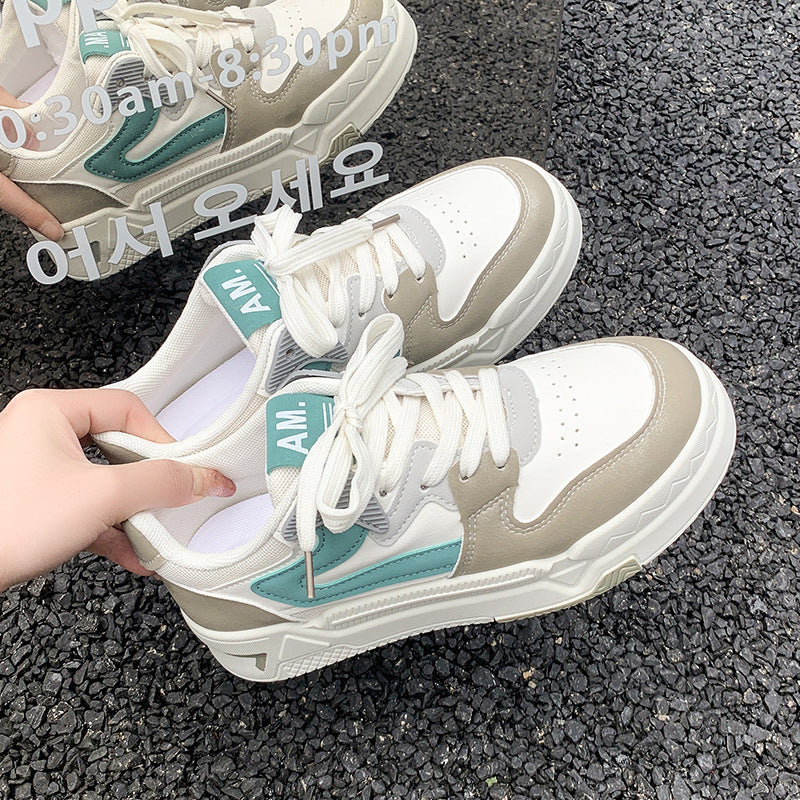 Low-top Thick Bottom Autumn And Winter Ins Casual Sports Skate Shoes Women