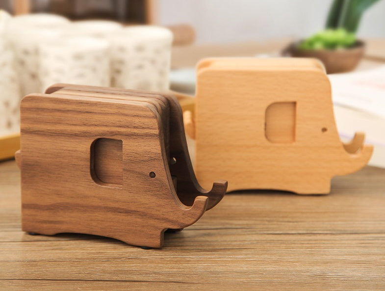 Multifunctional Log Walnut Elephant Nordic Original