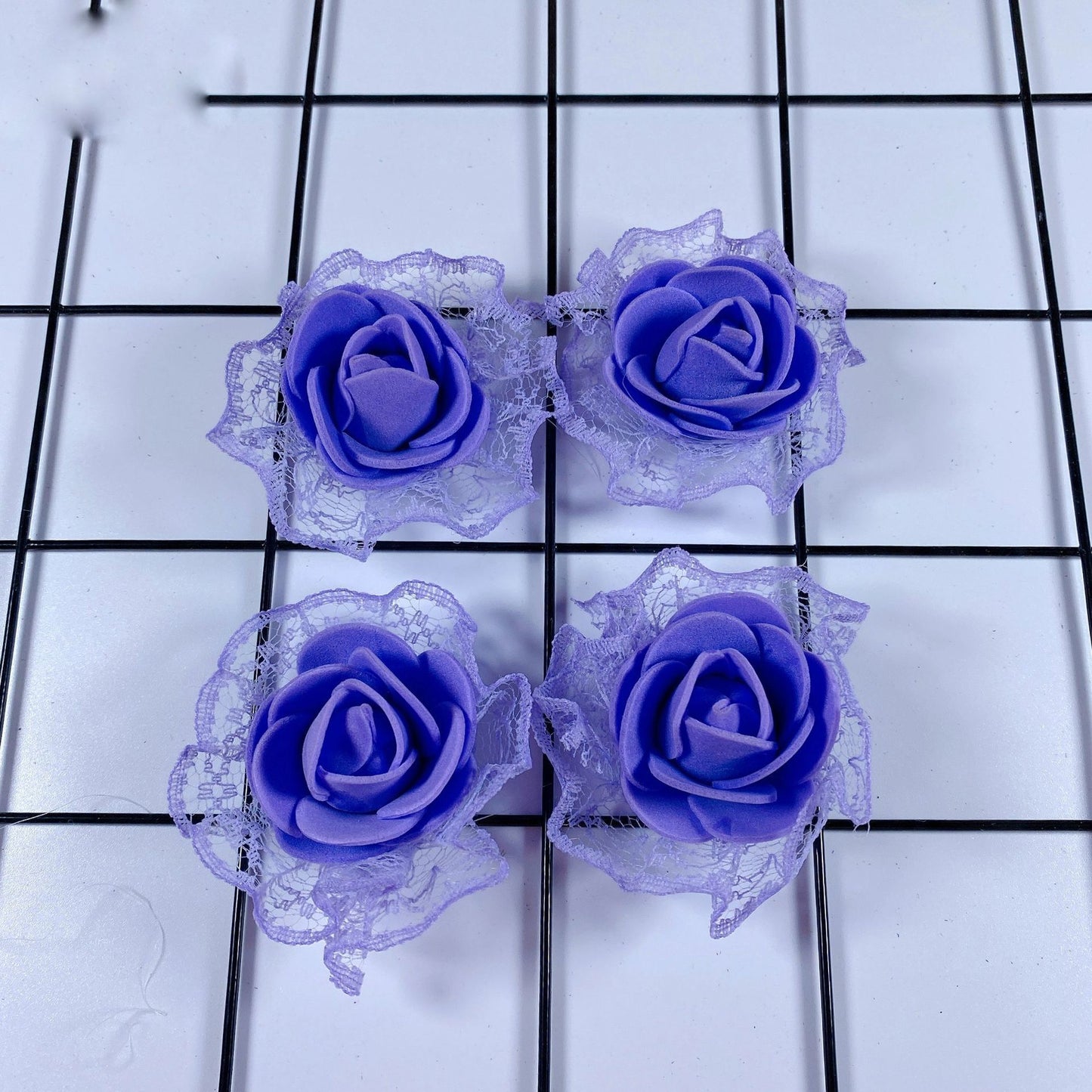Lace rose head pe foam accessories