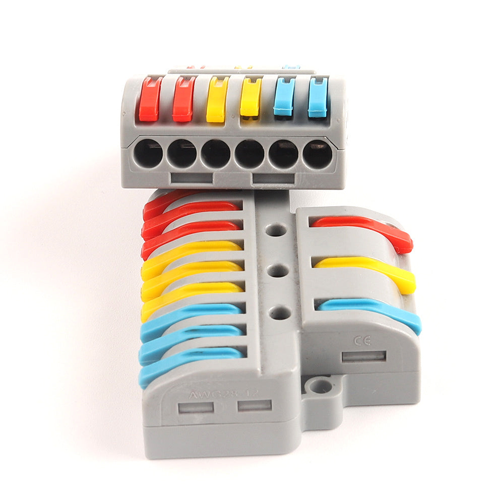 Multifunctional paralleling and branching wire connector