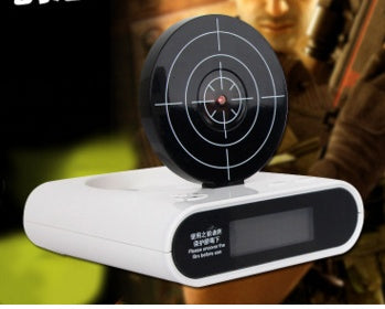 Manufacturers hit the alarm clock shooting toy alarm clock lazy alarm mute difficult to get up artifact metamorphosis alarm clock