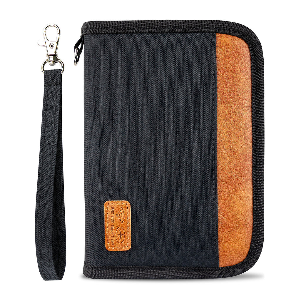 Short Passport Holder Certificate Multi-functional Anti-theft Swiping