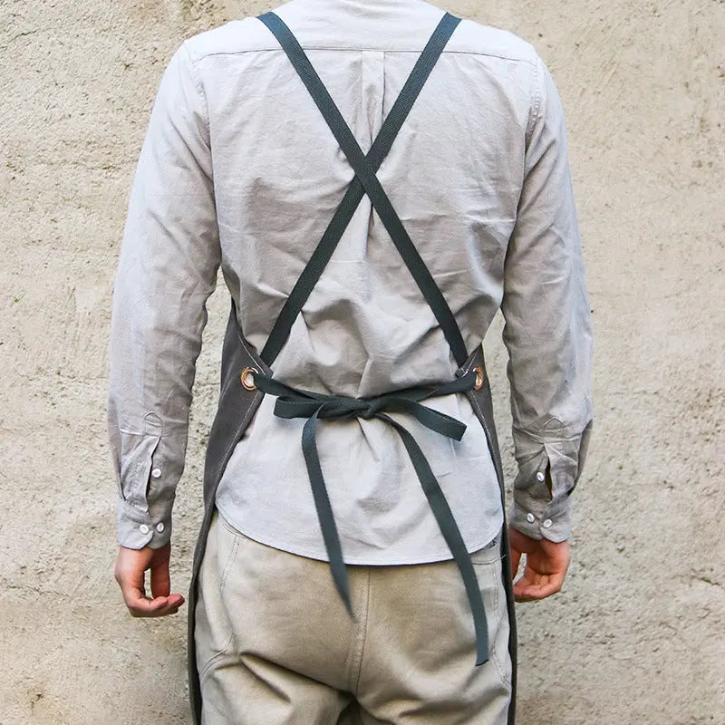 Household Simple Denim Canvas Apron