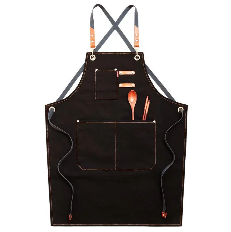 Household Simple Denim Canvas Apron