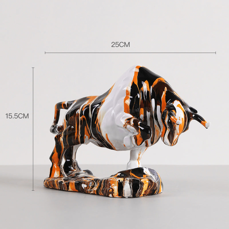 Creative Cow Decoration Office Decoration Living Room TV Cabinet Wine Cabinet Desktop Home Accessories Crafts Modern Simple