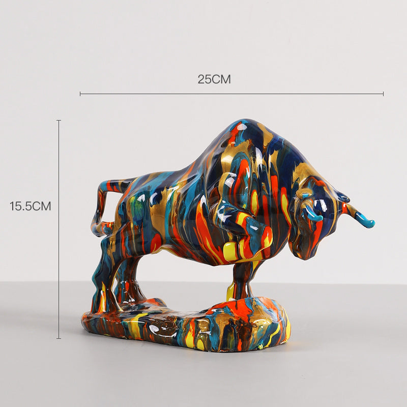 Creative Cow Decoration Office Decoration Living Room TV Cabinet Wine Cabinet Desktop Home Accessories Crafts Modern Simple