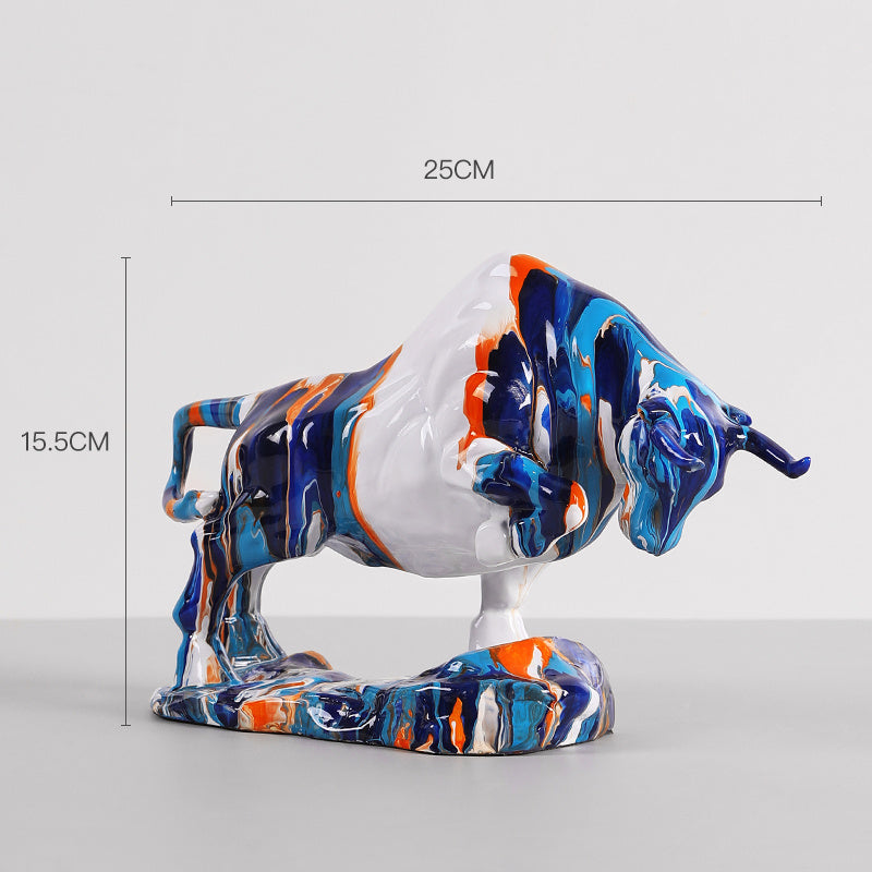 Creative Cow Decoration Office Decoration Living Room TV Cabinet Wine Cabinet Desktop Home Accessories Crafts Modern Simple