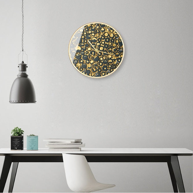 Horloge Design Br Gris Et Or