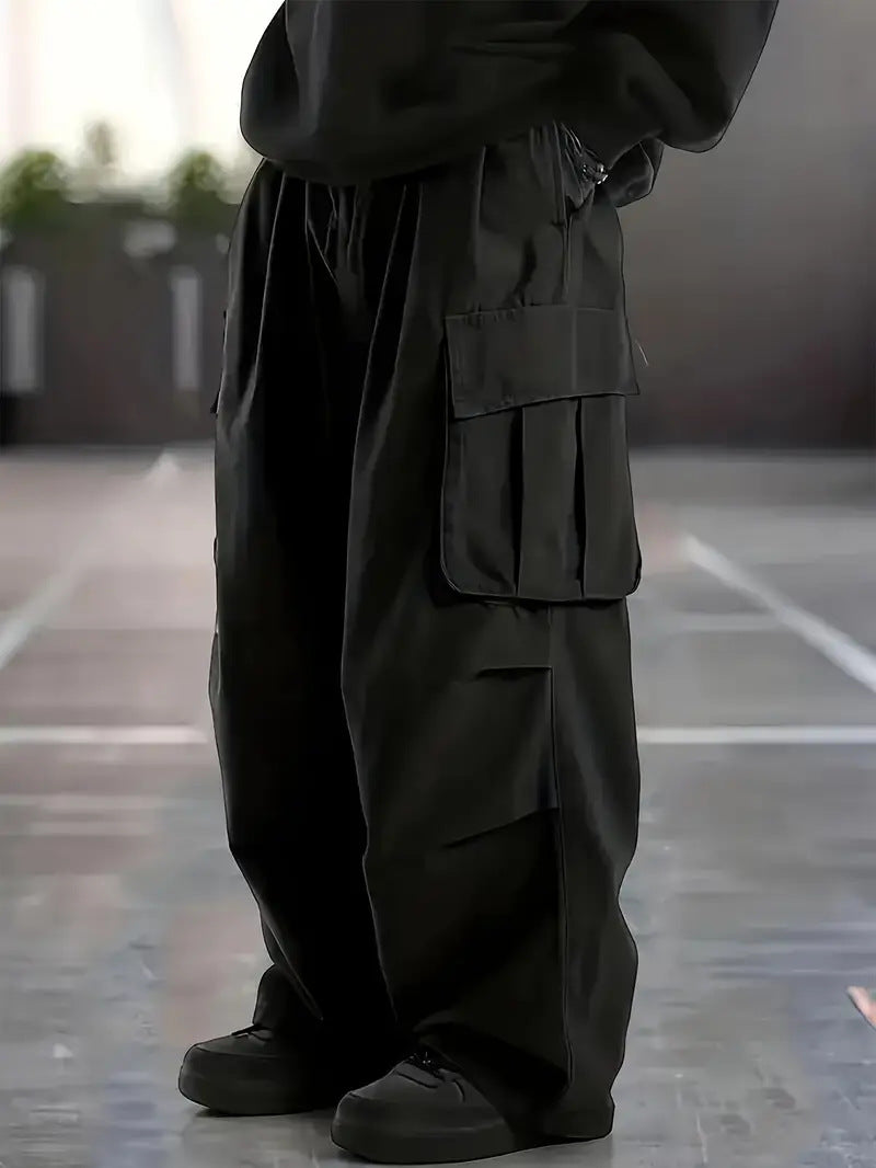 Mens Jogger Pants Wide-leg Pants Culottes And Relaxed Straight-leg Pants