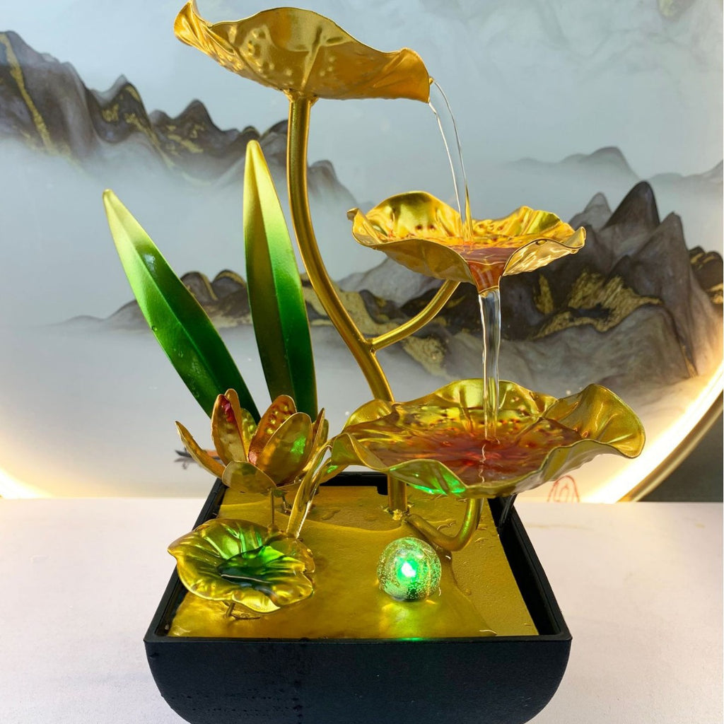 Affordable Luxury Home Decor Item Wrought-iron Water Feature Ornament