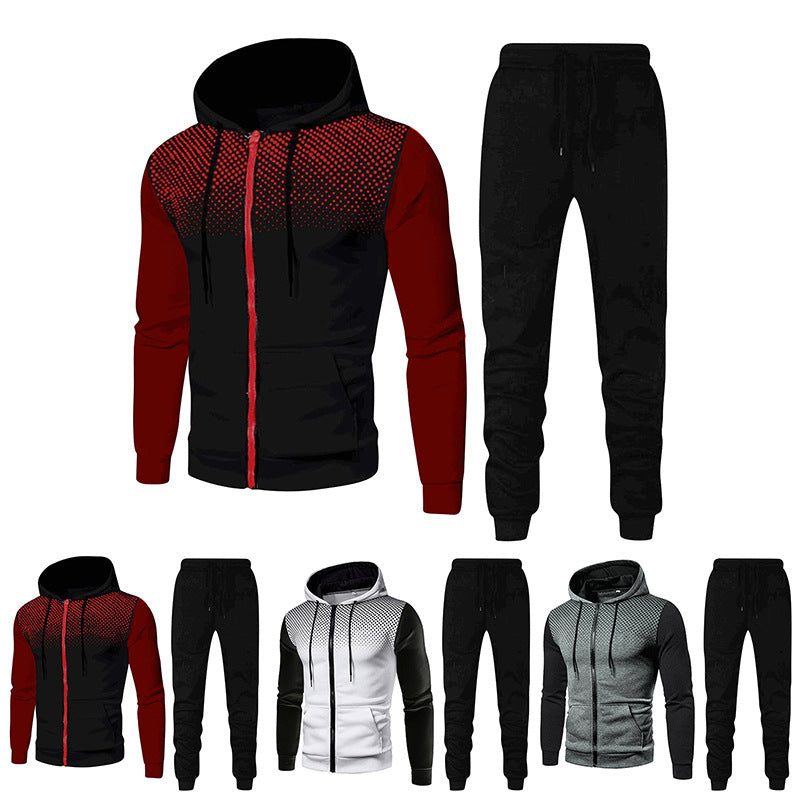 Sports Fitness Men's Autumn Winter Men's Suit