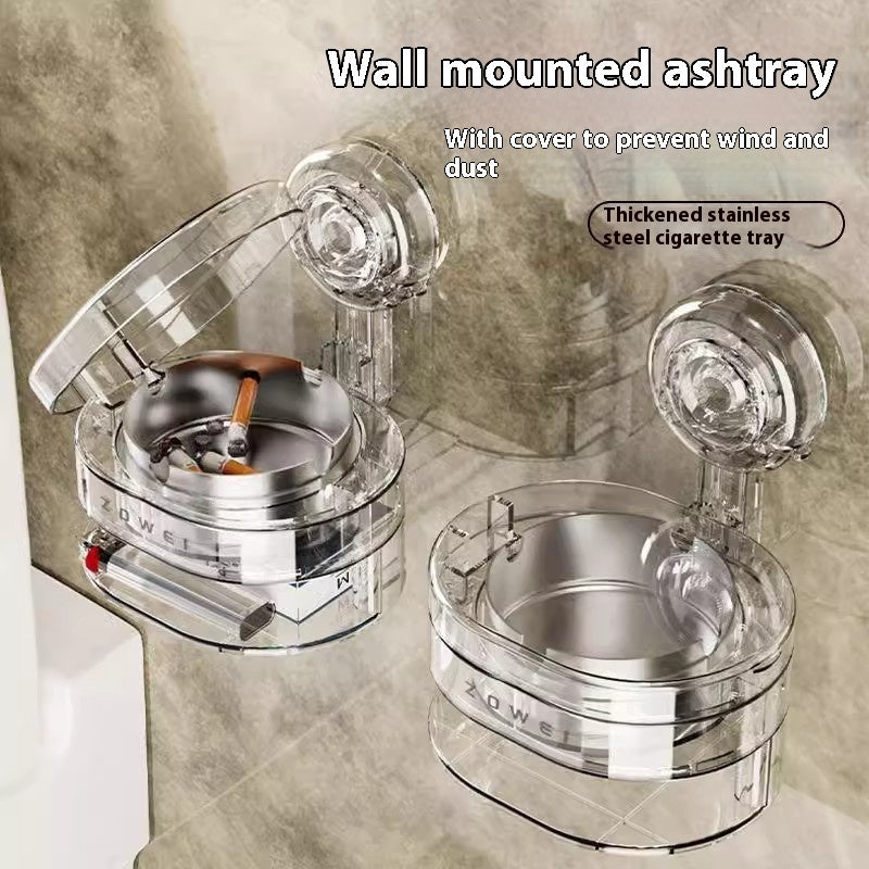 Suction Cup Wall-mounted Minimalist Creative Ashtray