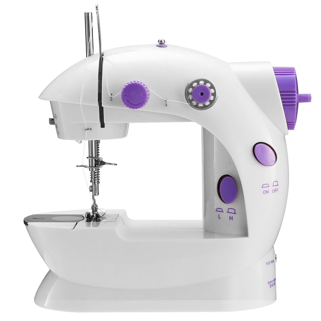 1Pc Electric Sewing Machine Portable 2 Speed Overlock Foot With Foot Pedal LED Light