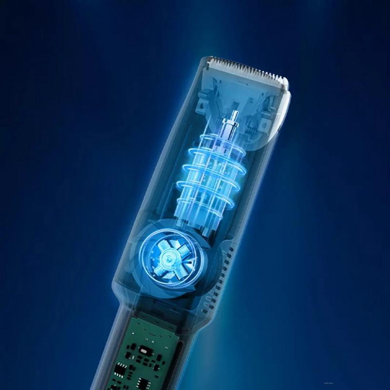 Baby Electric Vacuum Hair Trimmer Clipper USB Rechargeable Ceramic Cutter IPX7 Waterproof Baby Low Noise Hair Trimmer