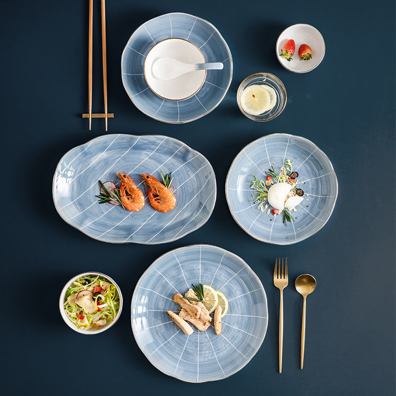 Stone Pattern Phnom Penh Underglaze Ceramic Household