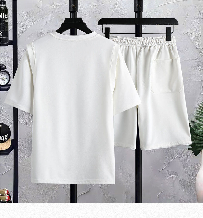 Suit Short Sleeve T-shirt Men's Summer