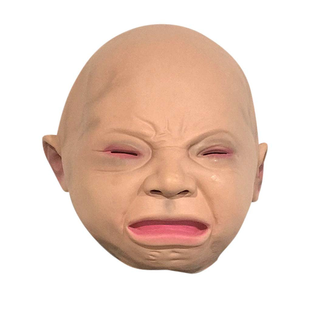Environmental protection latex mask dance props