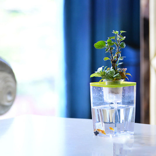 Free water change creative desktop fish tank
