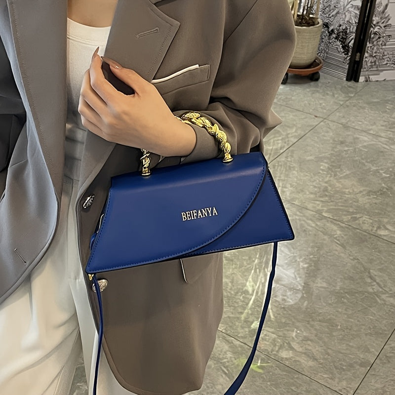 PU Women's Shoulder Bag, Multifunctional Crossbody Bag With Large Capacity