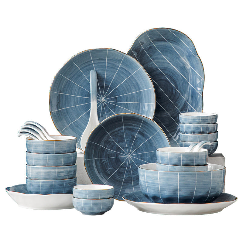 Stone Pattern Phnom Penh Underglaze Ceramic Household