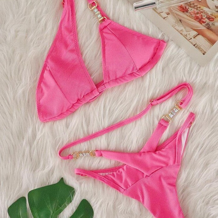 Multicolor European And American Bikini Crystal Diamond